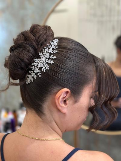 Apanhado de noiva, na manhã do casamento